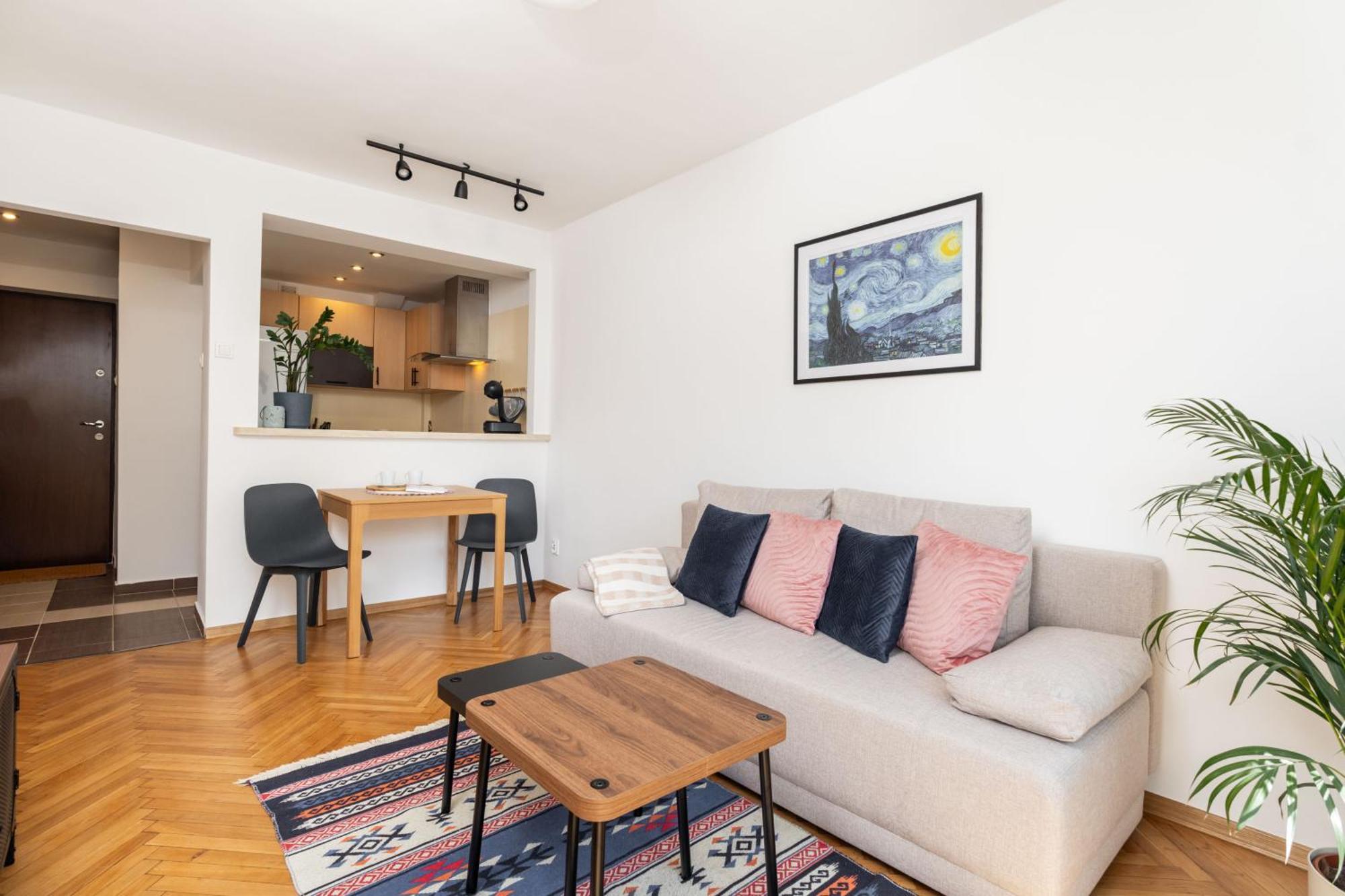 Apartament Przytulne Mieszkanko Z Balkonem I Parkingiem W Sercu Pragi Poludnie
