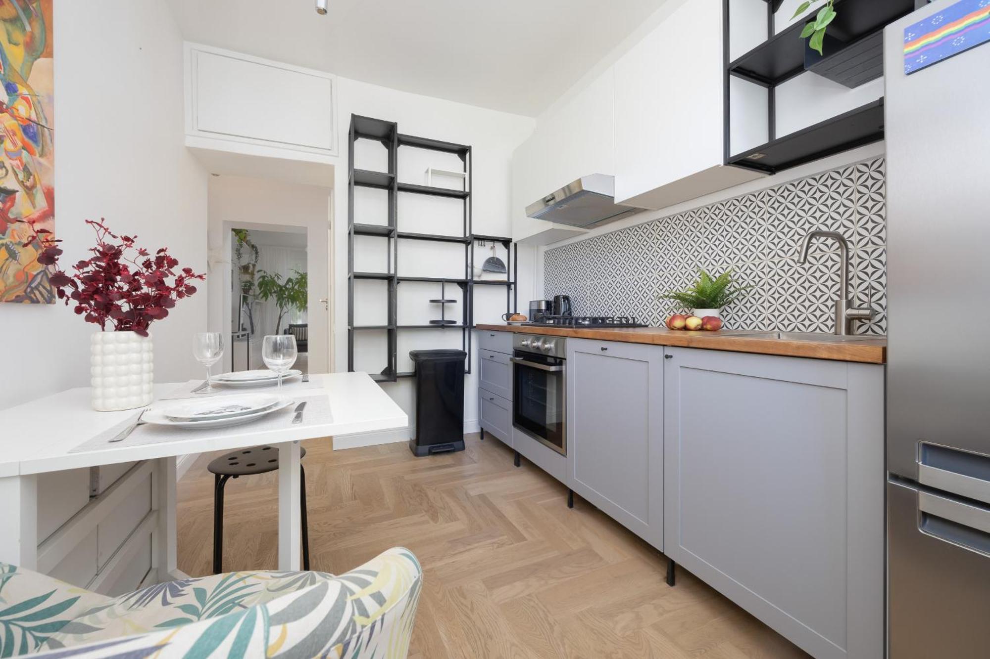 Bright In Saska Kepa Near Pge Narodowy By Renters Apartment *
