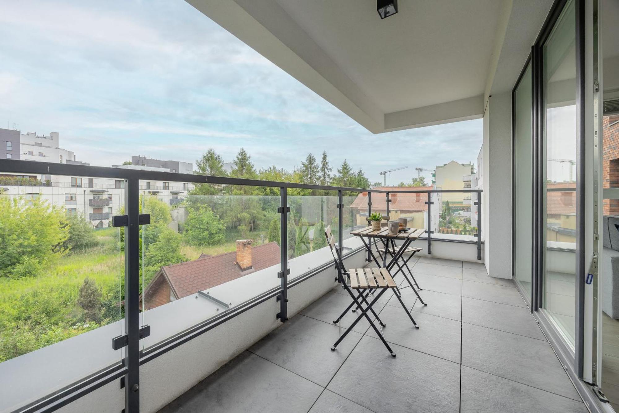 Bright & Modern With Balcony In Bemowo District By Renters Apartment