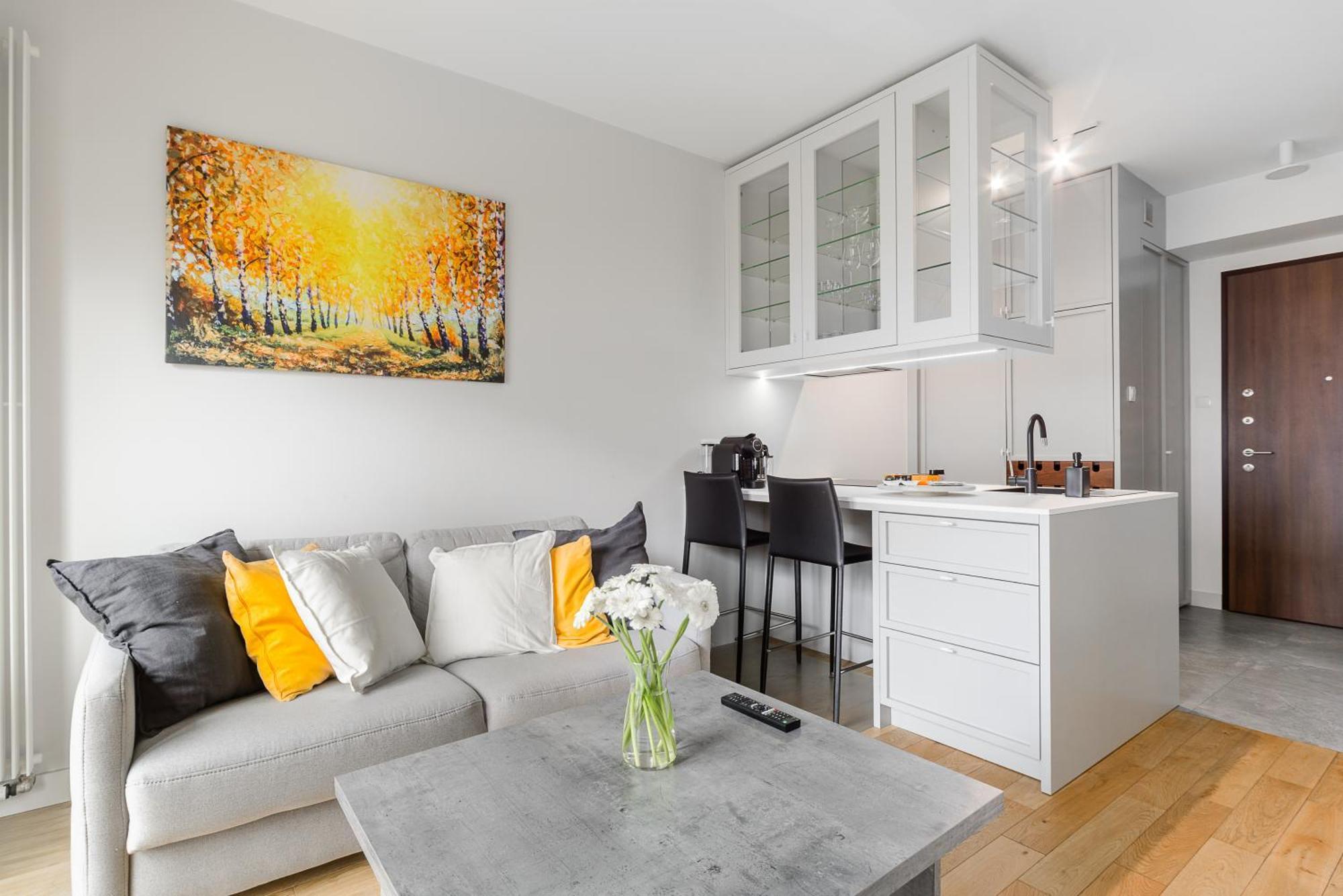 Apartment Luxury Mennica With Parking Warschau