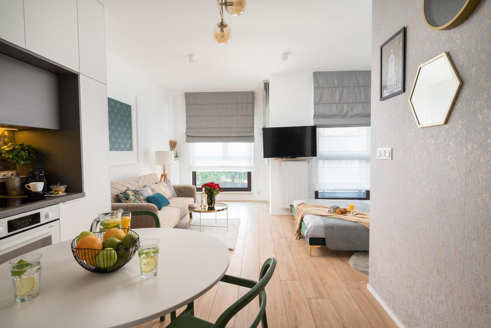 Urban Gem With Private Parking, Balcony At Metro Station, Only 10 Min To City Centre * Varsóvia
