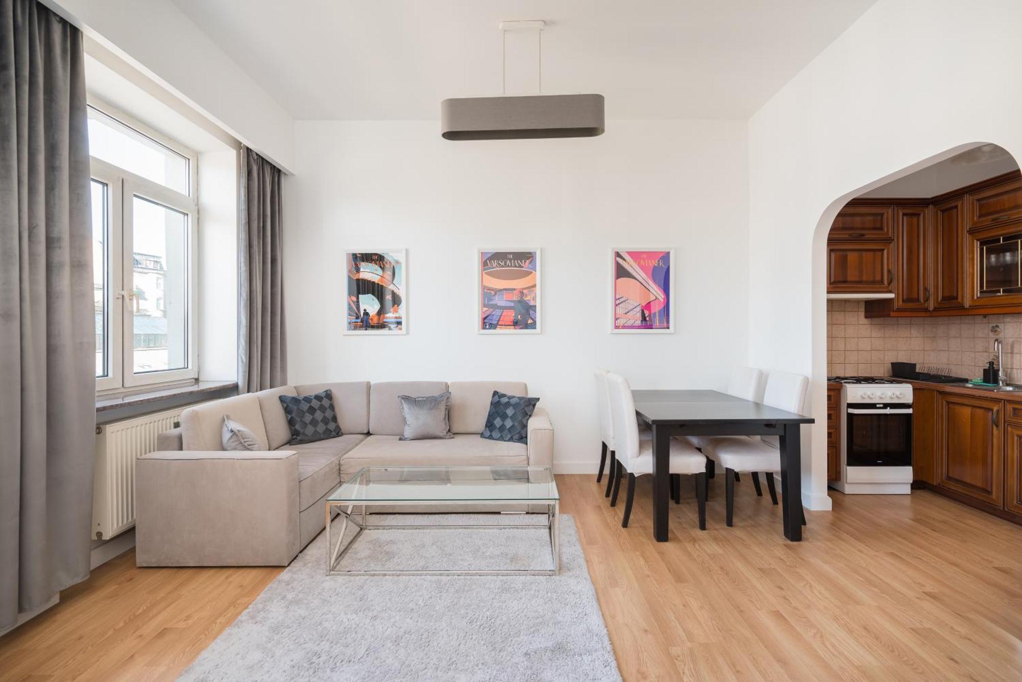 Plac Trzech Krzyzy Royal Apartment Warsaw