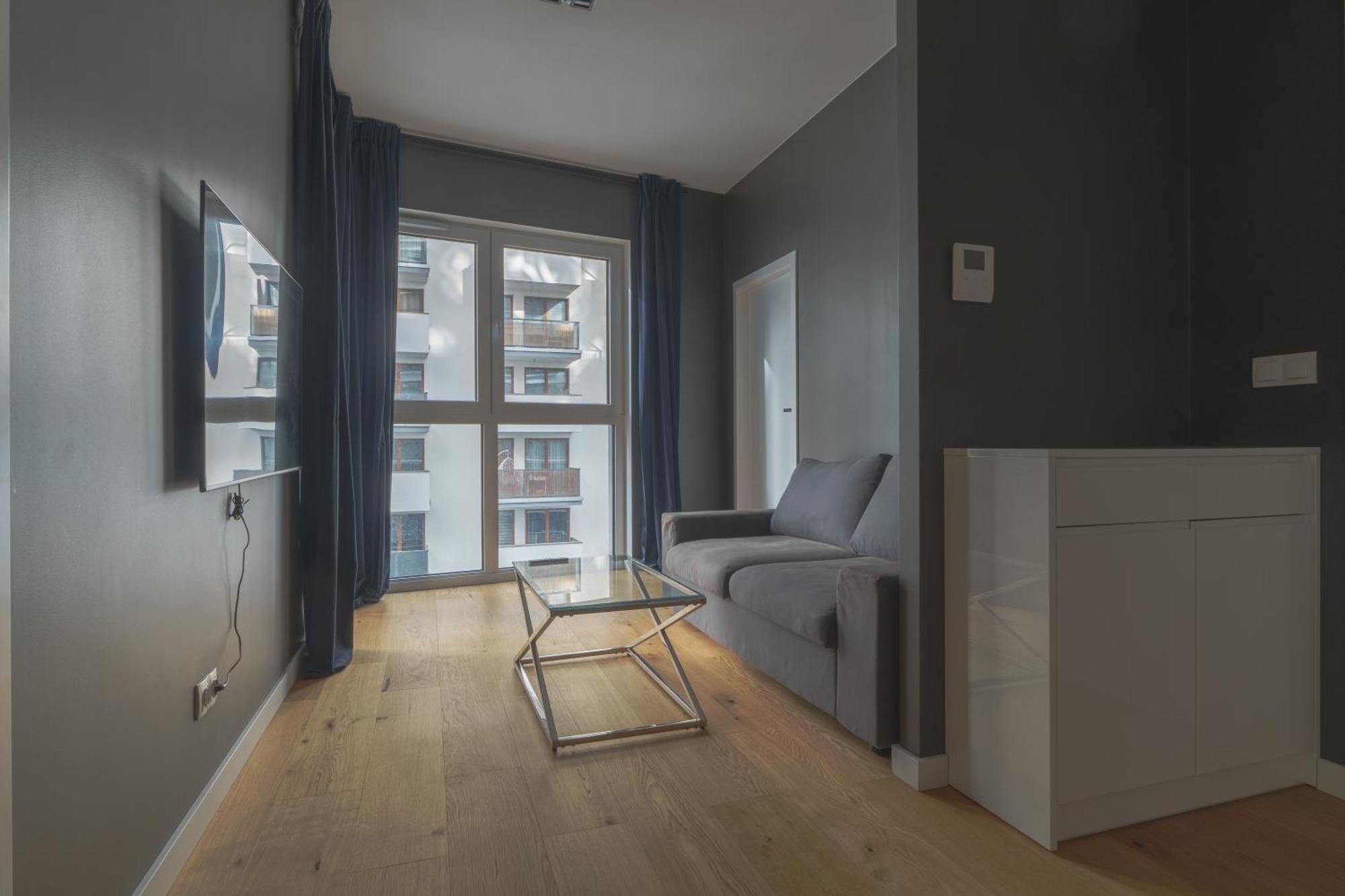 Apartment Wola Tower - 2-room And Free Parking Warsaw