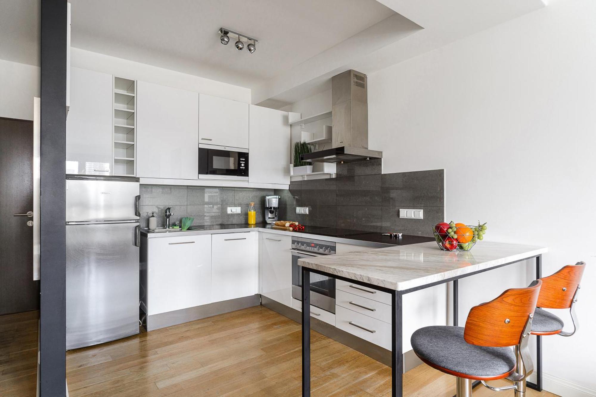 Apartamento Premium In The Center Of With Free Parking & Balcony Varsóvia