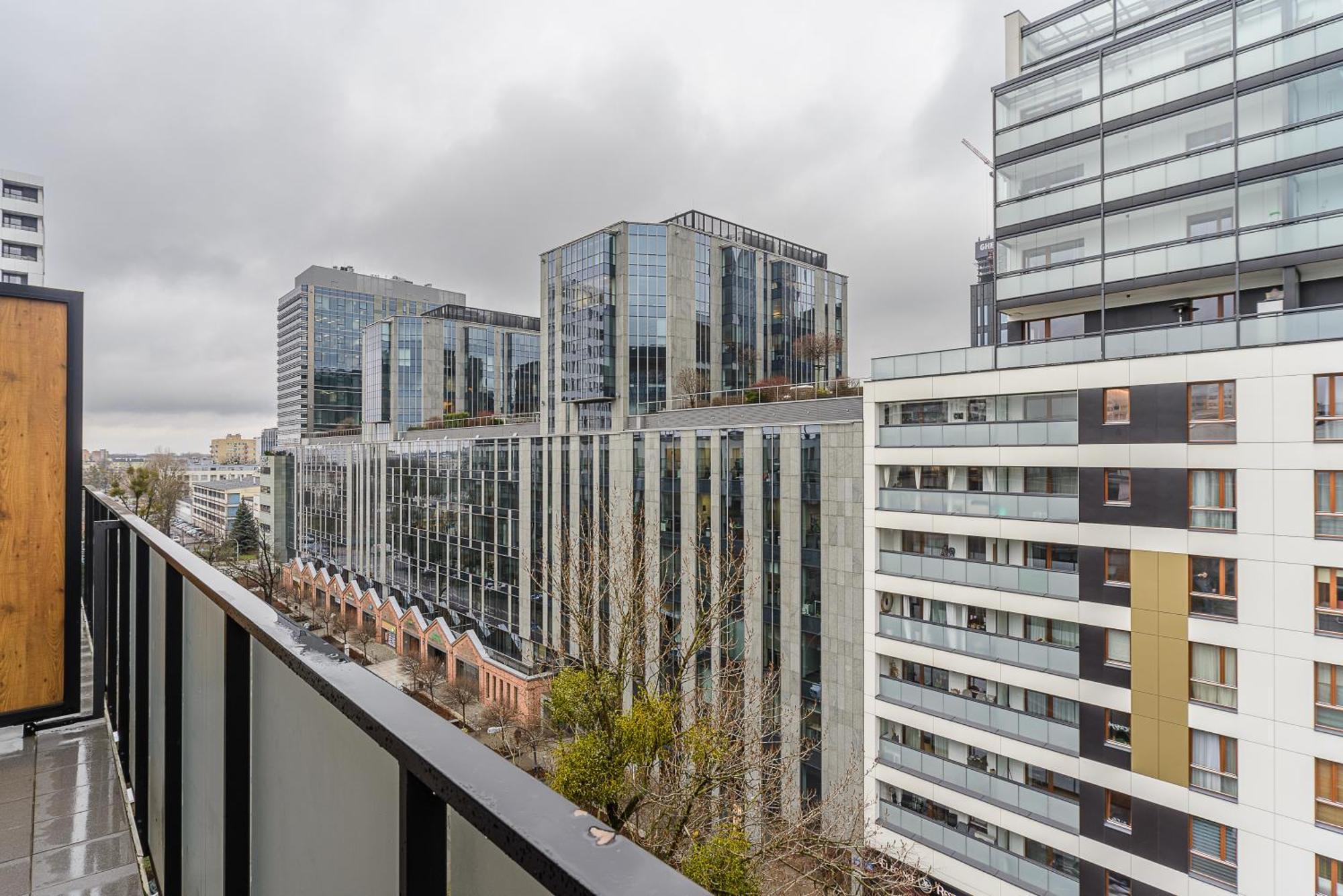 Apartamento Premium In The Center Of With Free Parking & Balcony Varsóvia