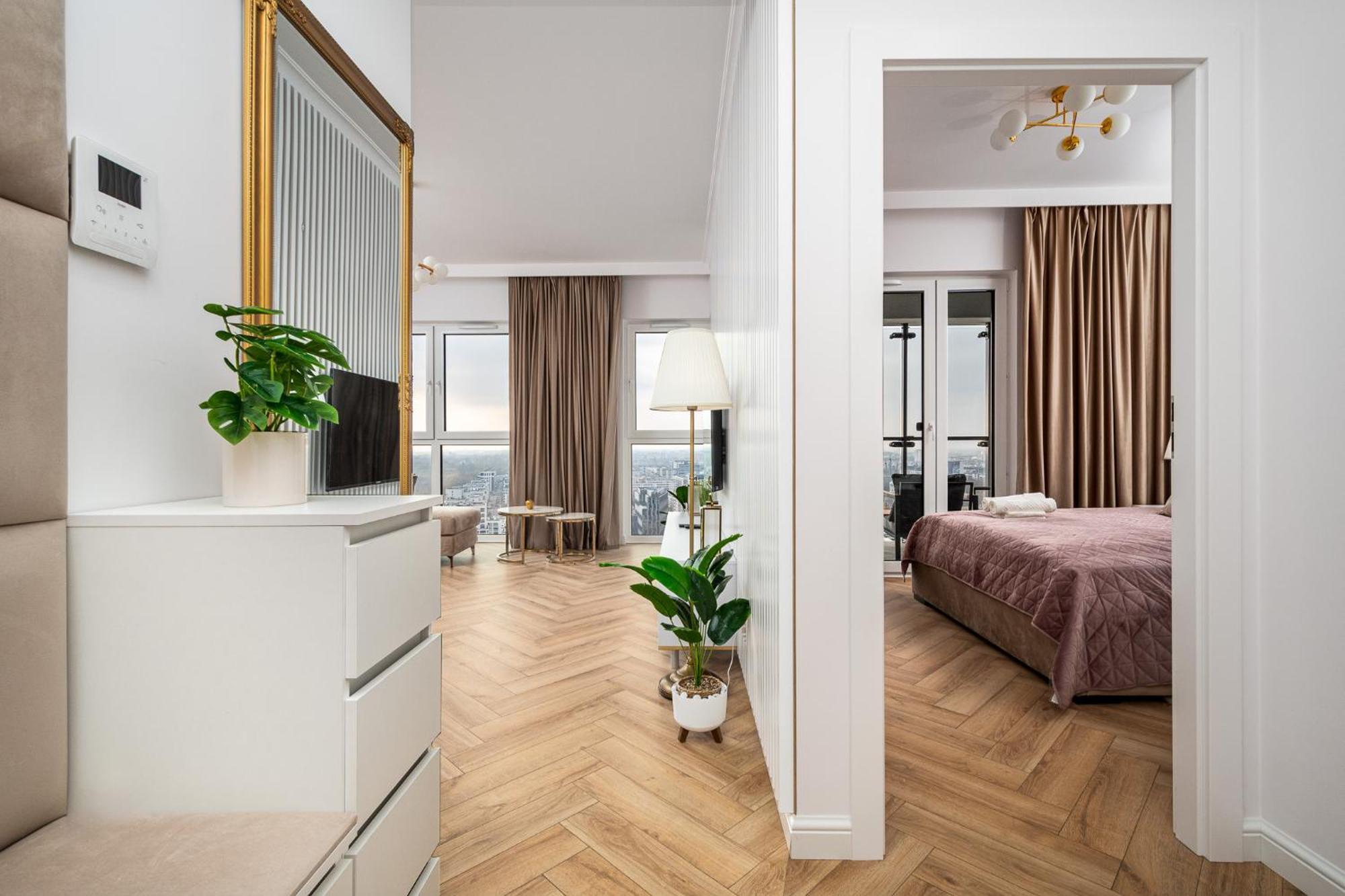 Panorama Viev 22th Floor Free Garage By Perfect 2211 * Warsaw