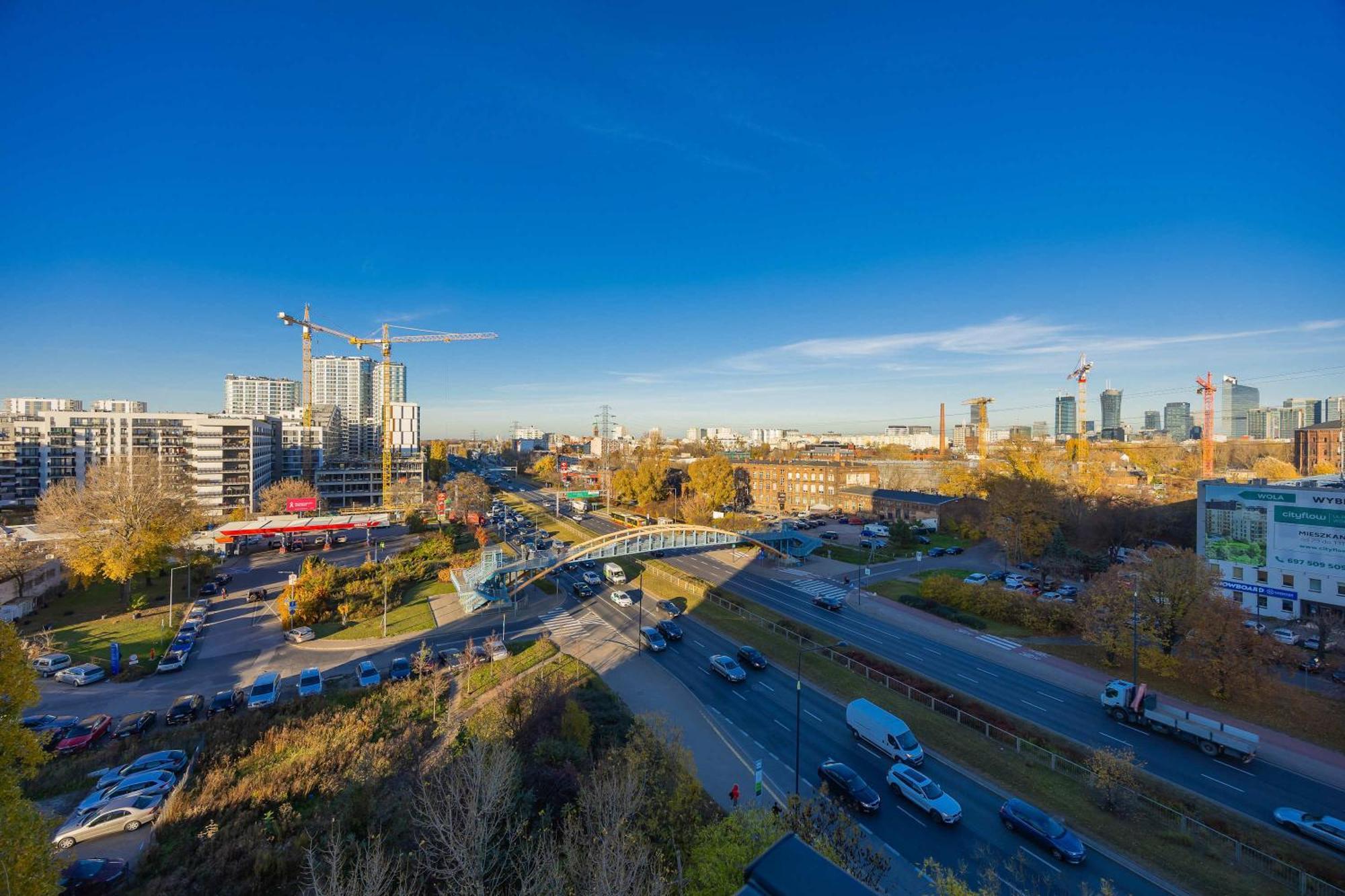 Apartment Sloneczny Z Pieknym Widokiem Klimatyzacja Renters Warsaw