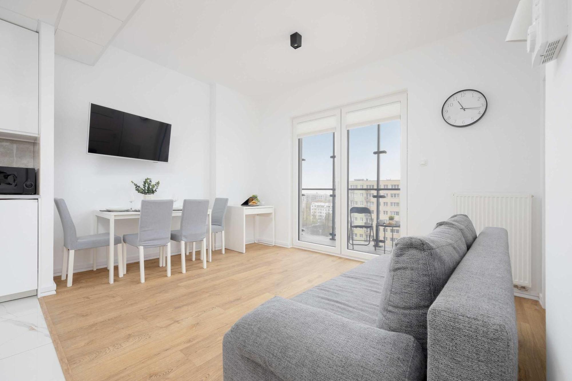 Kasprzaka Near Metro Plocka With Ac And Parking By Rent Like Apartamento
