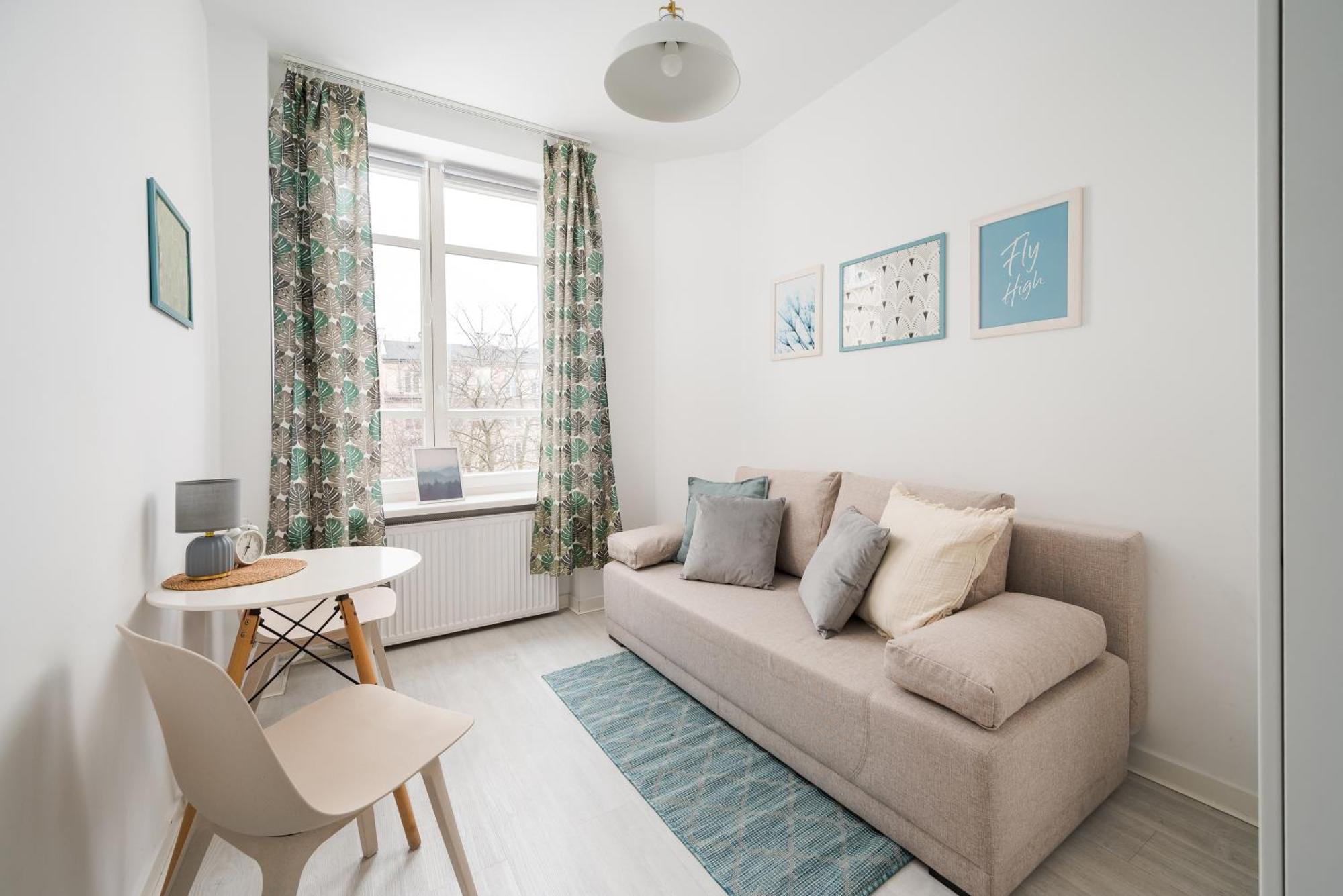 Tamka Powisle Blue Apartment Warsaw