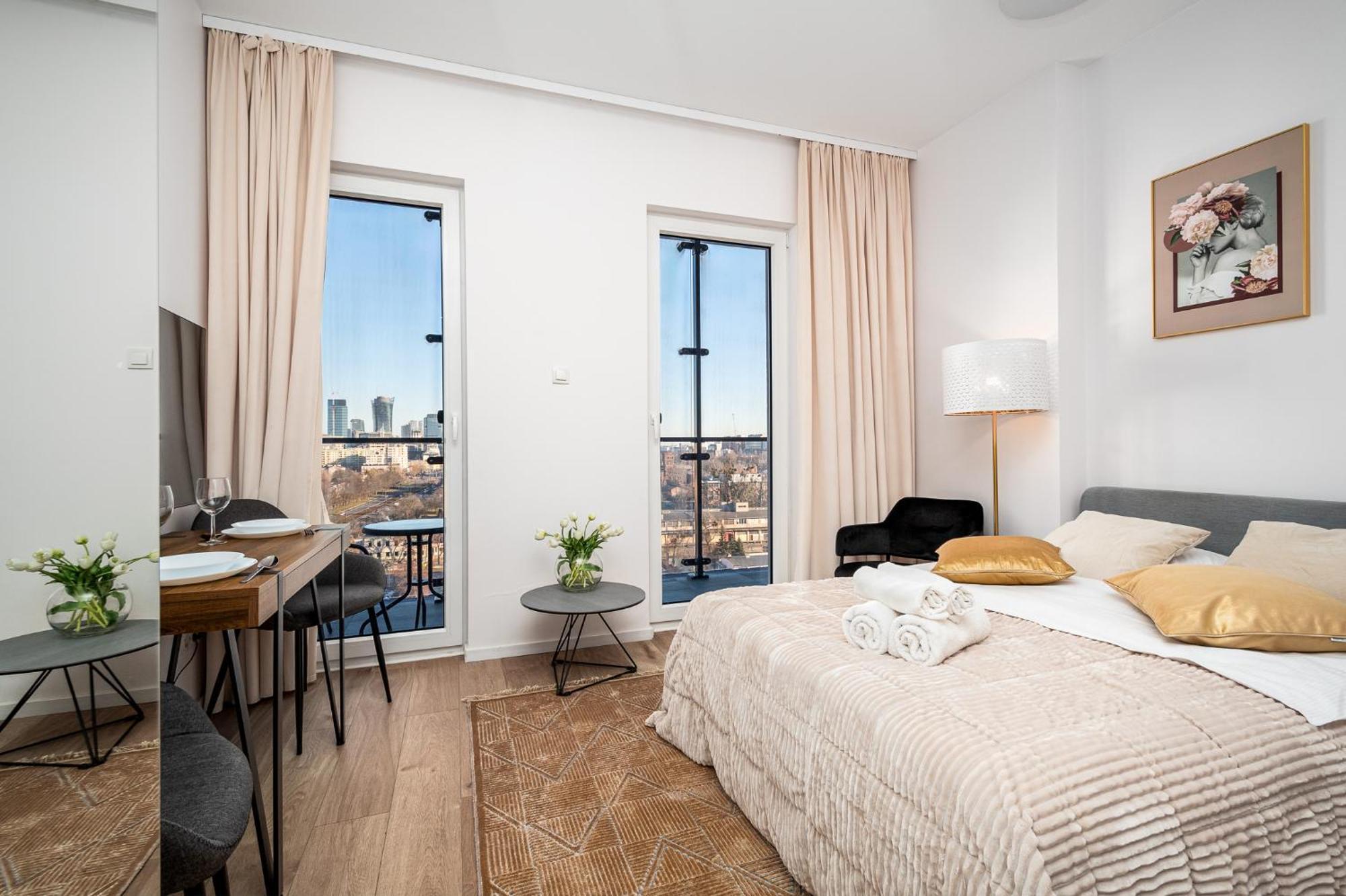 Apartamento Kasprzaka 29 Wola Tower Free Garage By Perfect