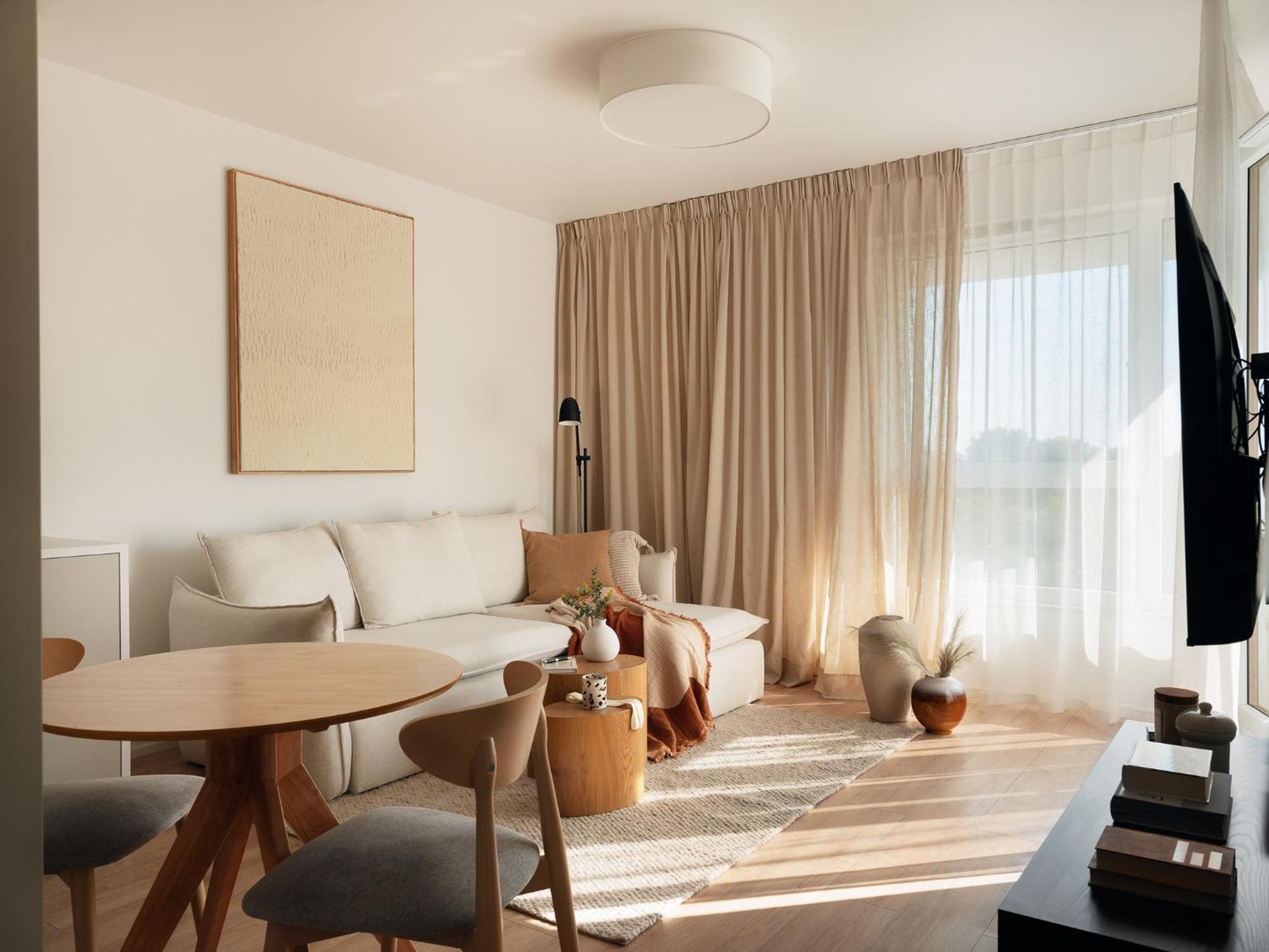 Apartment Cozy In Japandi Style With Parking Modlinska Zeran,