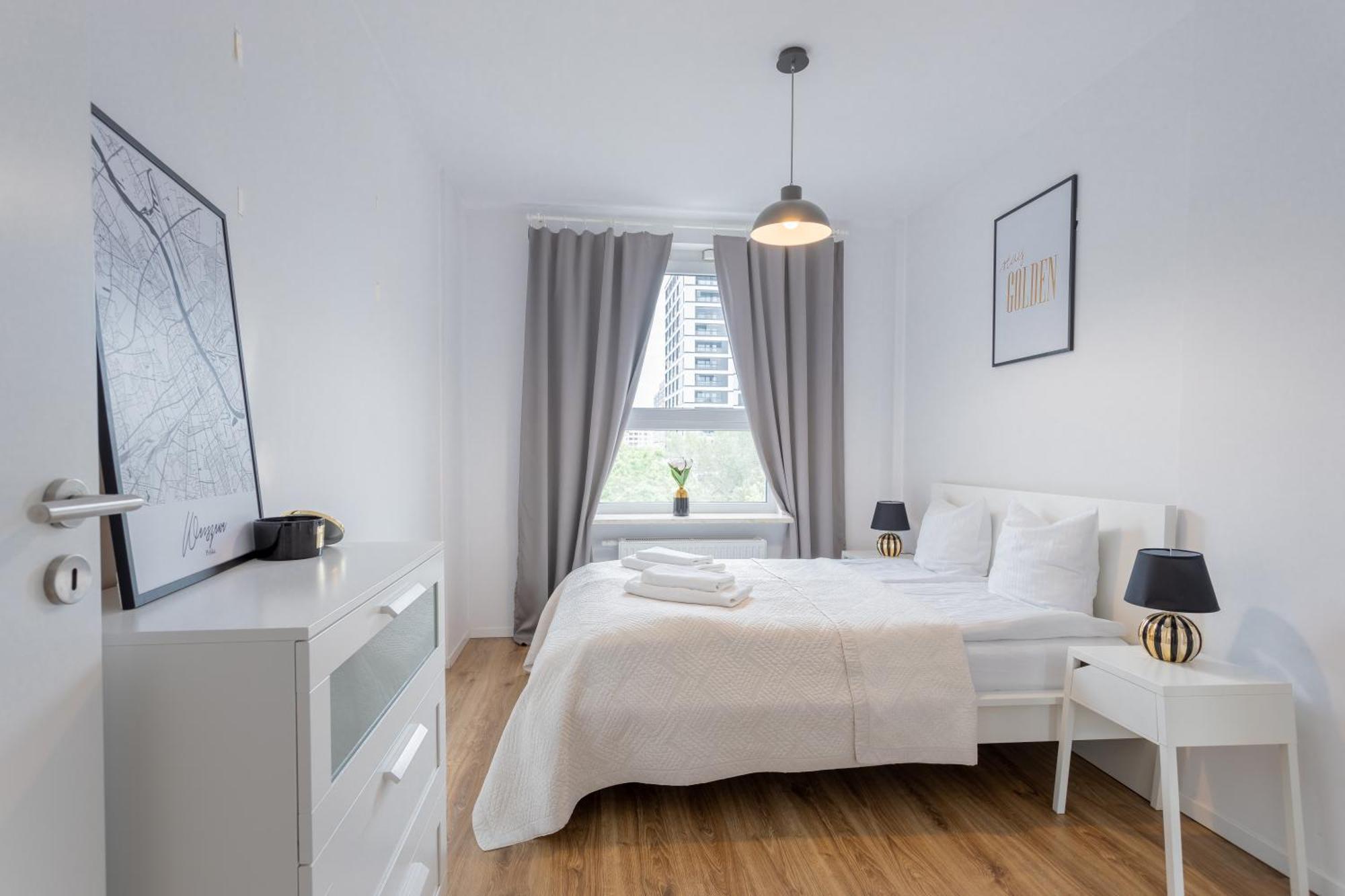Căn hộ Urban Chic - Wola - Rondo Onz - Luxury - 4 Bedrooms - Pereca Street Warsaw