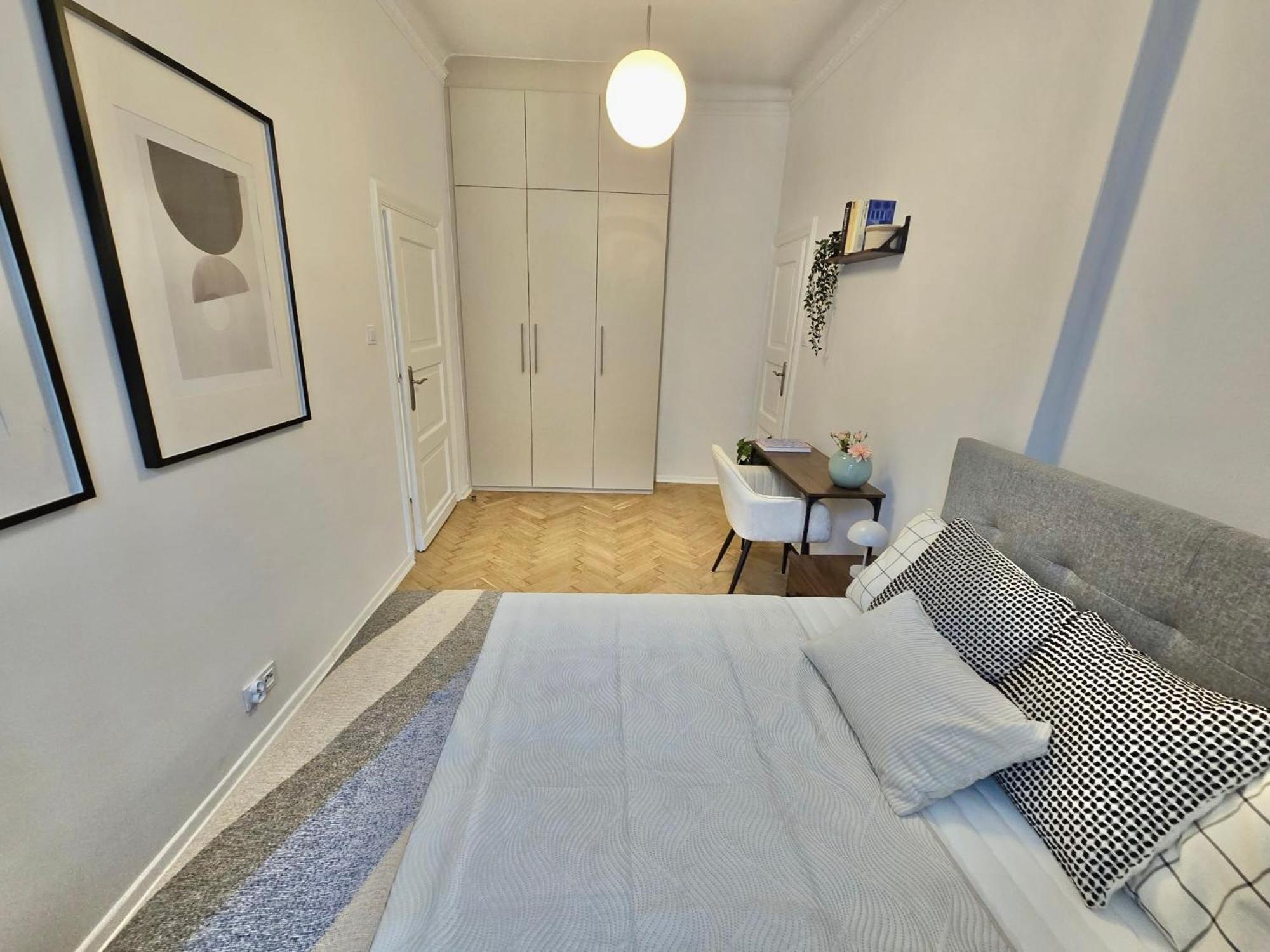 Widok 53m2, Centrum Warszawy, Darmowy Parking Warsaw