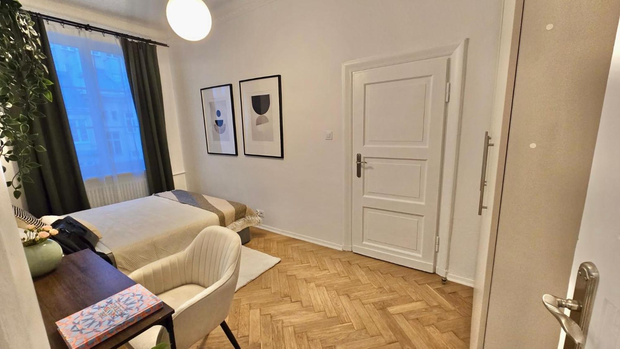 Apartment Widok 53m2, Centrum Warszawy, Darmowy Parking