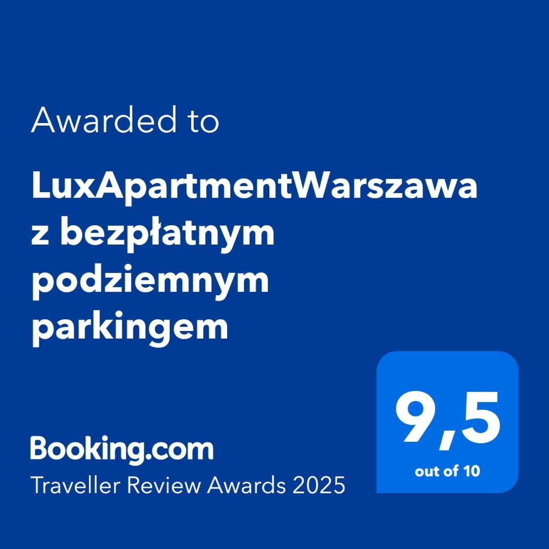Apartment Luxapartmentwarszawa Z Bezplatnym Podziemnym Parkingem *