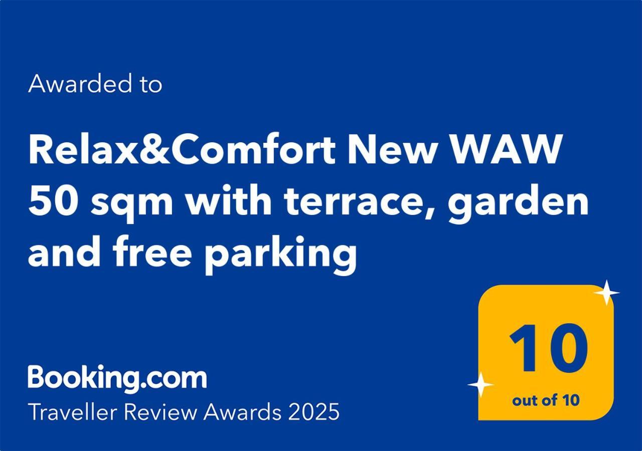 Apartment Relax&comfort New Waw 50 Sqm With Terrace, Garden, Free Parking And Ac