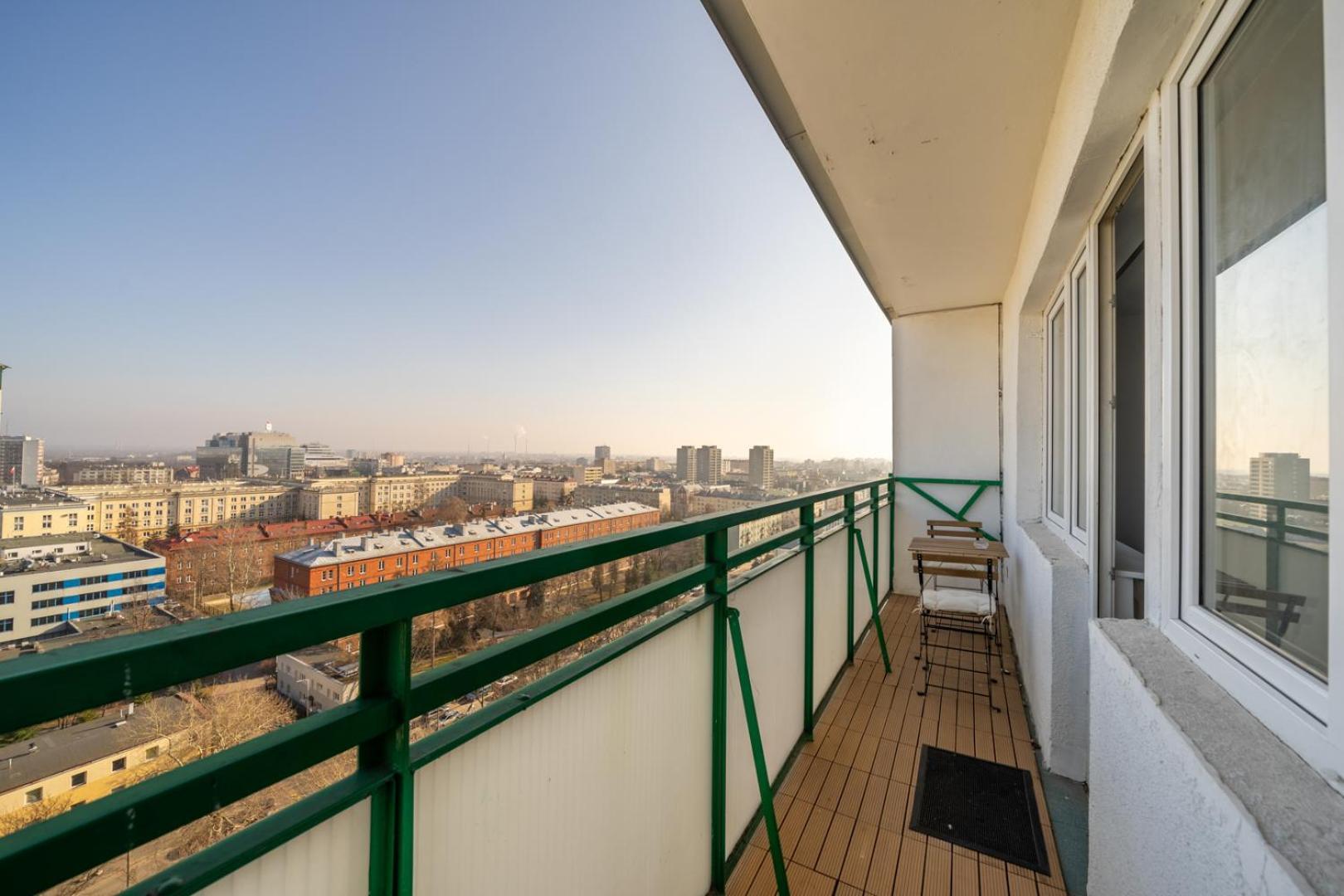 Mokotow - 14th Floor, Balcony - By Rentujemy * Warsaw
