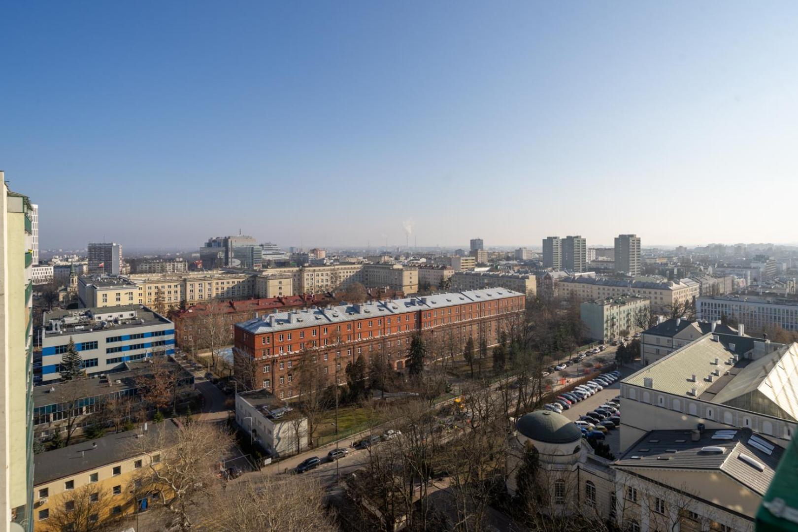 Mokotow - 14th Floor, Balcony - By Rentujemy Apartment