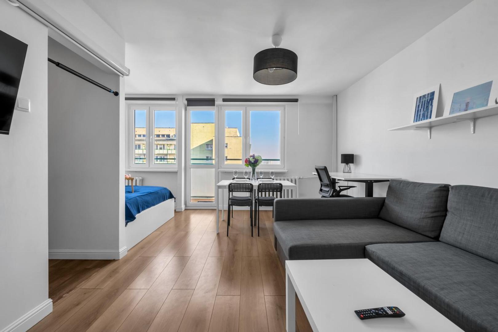 Mokotow - 14th Floor, Balcony - By Rentujemy Apartment Warsaw