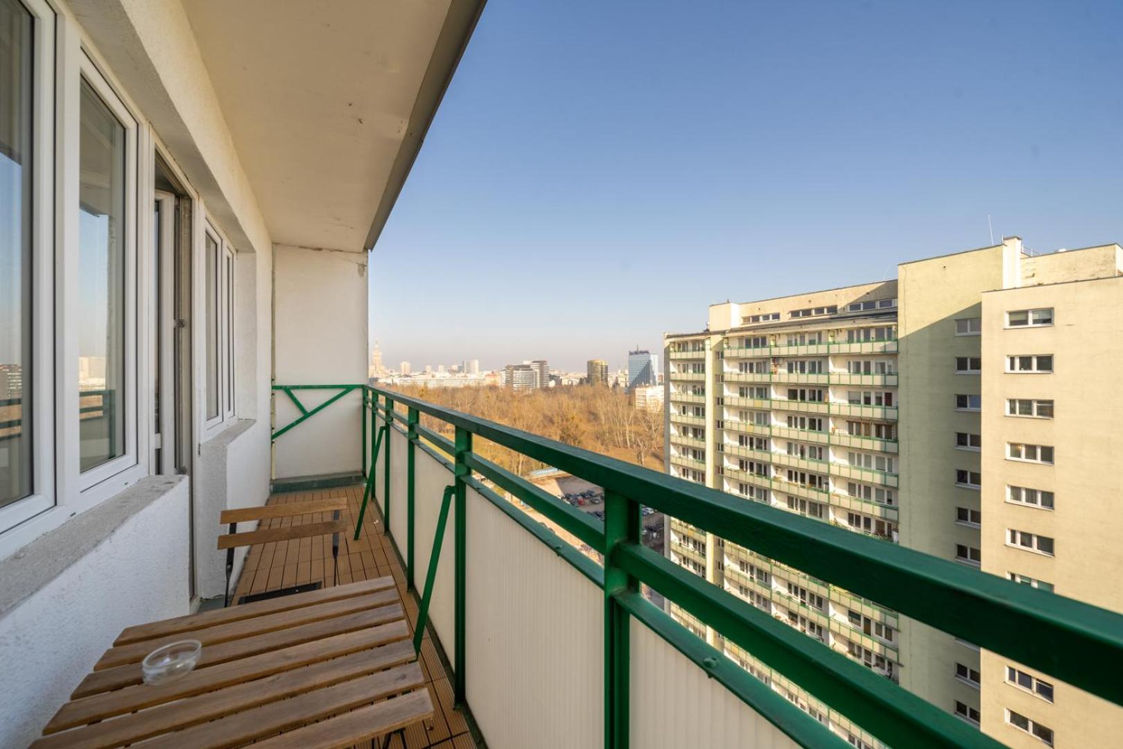 Mokotow - 14th Floor, Balcony - By Rentujemy *