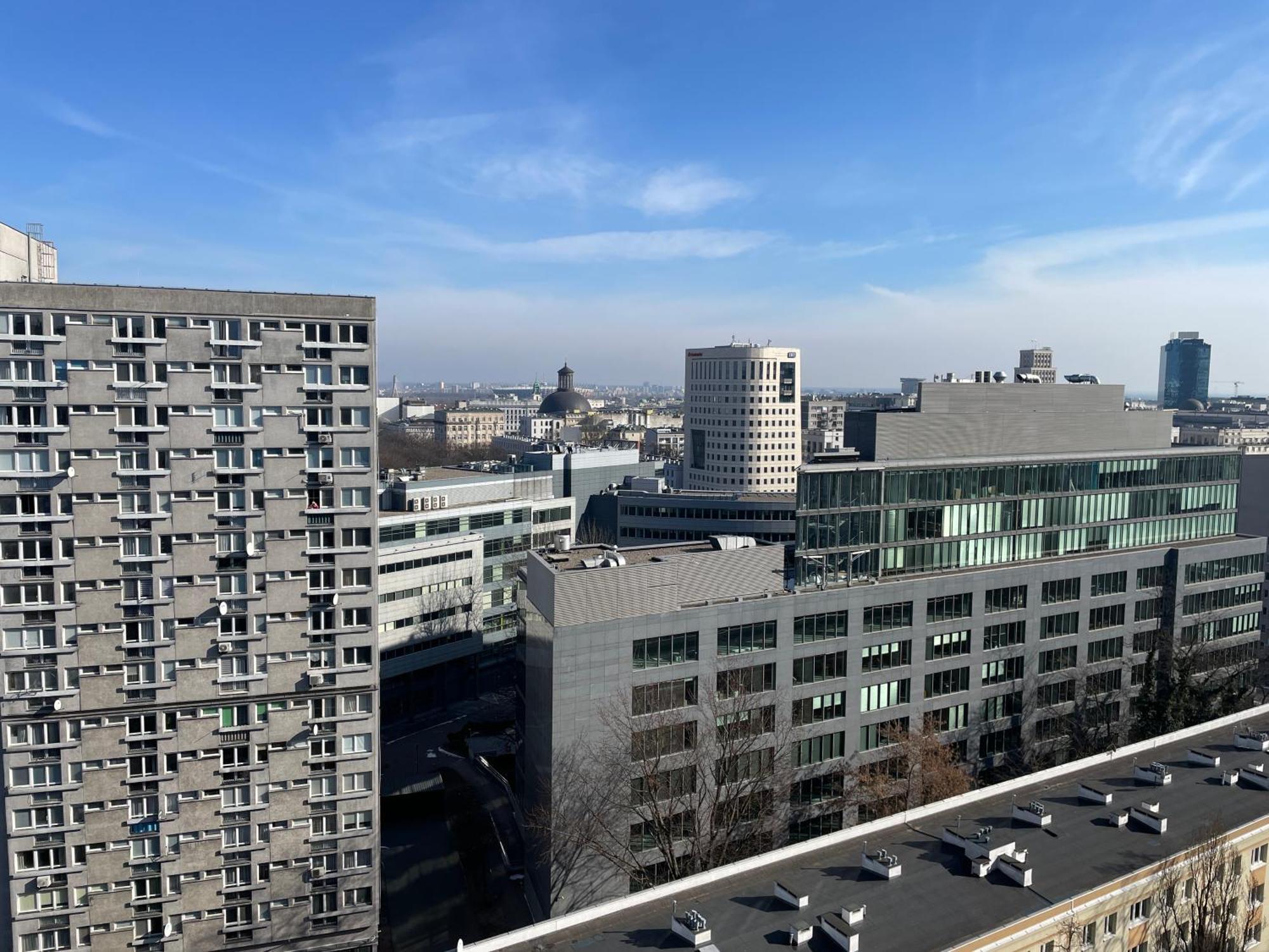 Panoramic Skyline 14th Floor National Stadium View Apartment Warsaw