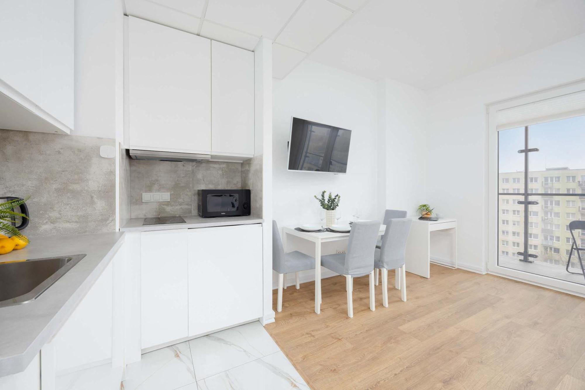 Kasprzaka Near Metro Plocka With Ac And Parking By Rent Like Apartment Warsaw