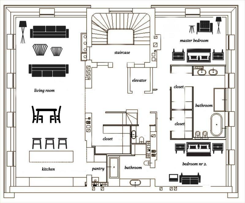 Apartment 250 M2 Of Luxury Penthouse At Old Mokotow + 70 M2 Panorama Terrace Warsaw