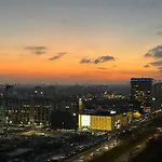 Apartament Skyscrapper Z Widokiem Na Panorame Warszawy