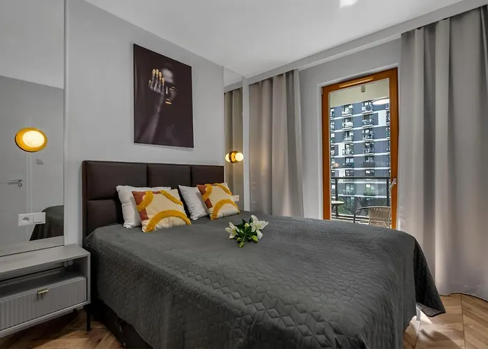 Kasprzaka 29A Business Apartments N1 - Parking, Balcony, Targi Expo - By Rentujemy
