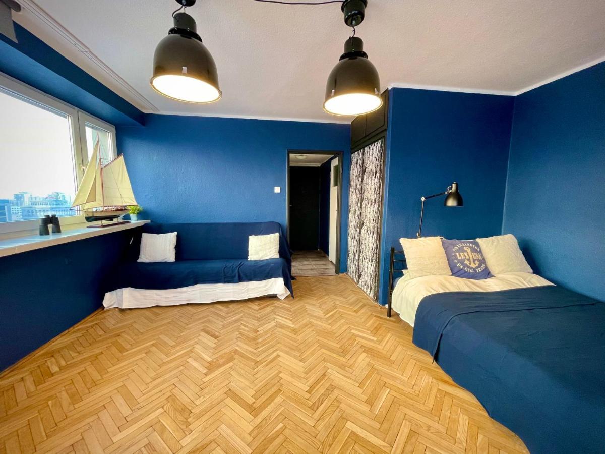 Super Blue Scisle Centrum Dwie Linie Metra Netflix Wifi 300 Mbs Panorama Miasta Căn hộ *