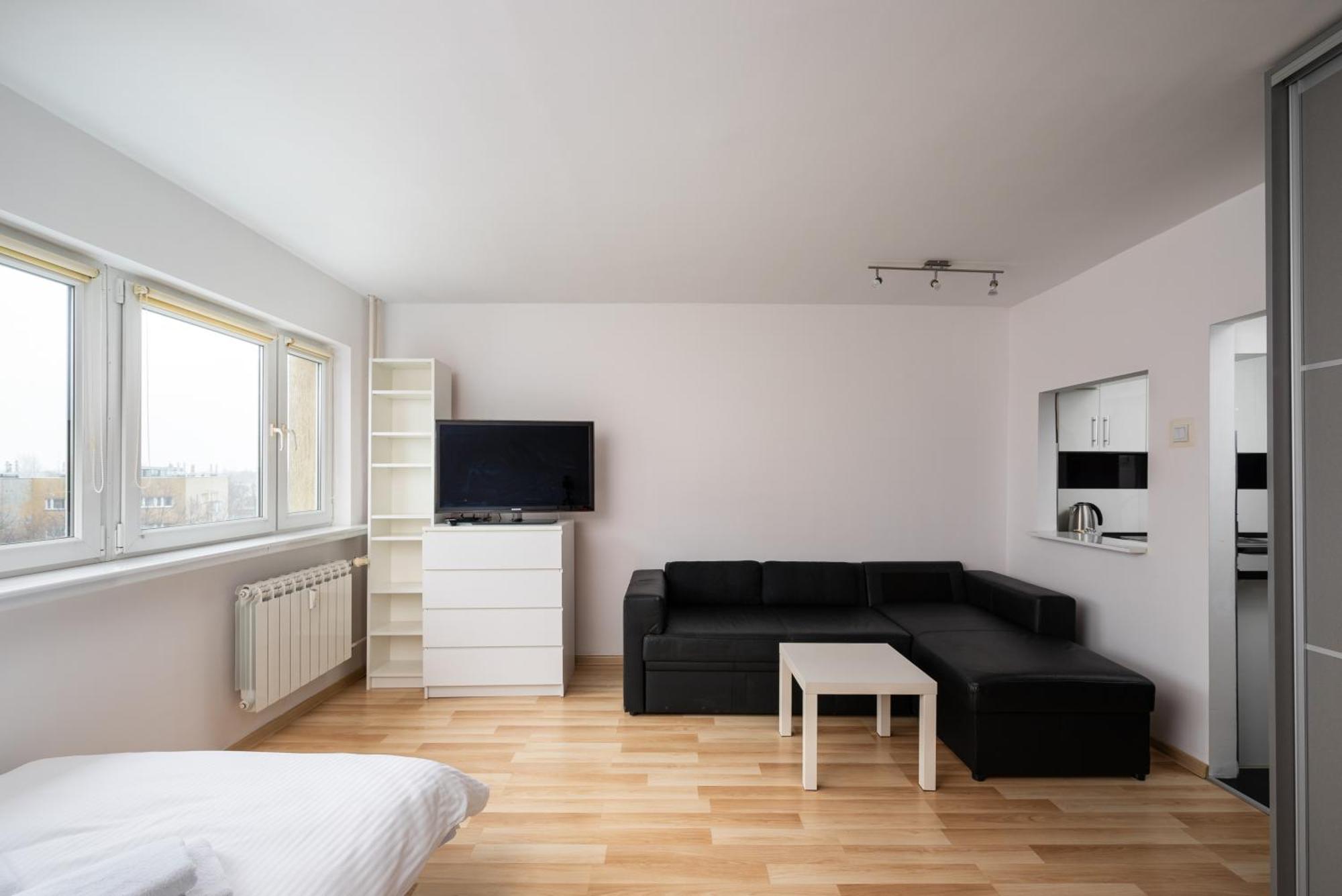 Apartment Sadyba Black & White Studio *