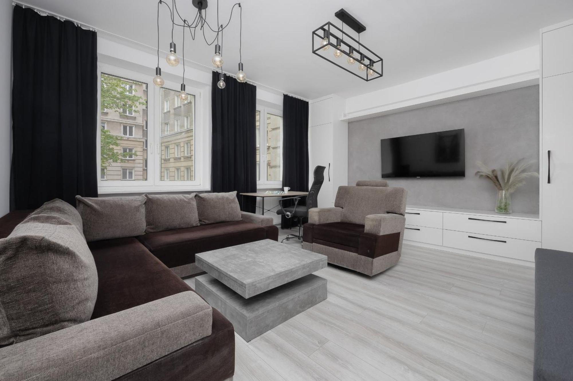 Apartment Elegant Muranow Ideal For Remote Work By Renters Warschau