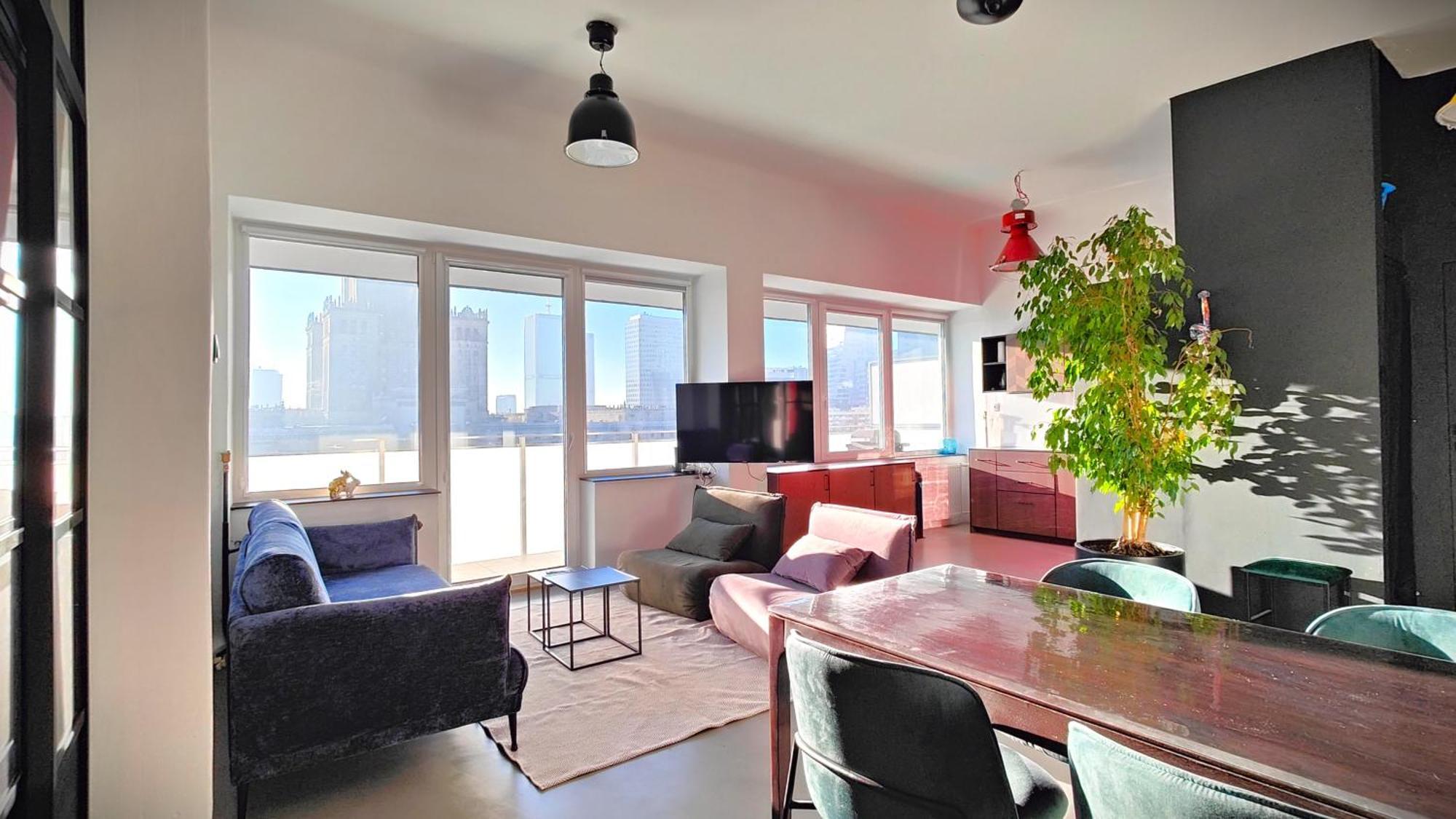 Amazing Loft With View To The Palace Of Culture Warschau