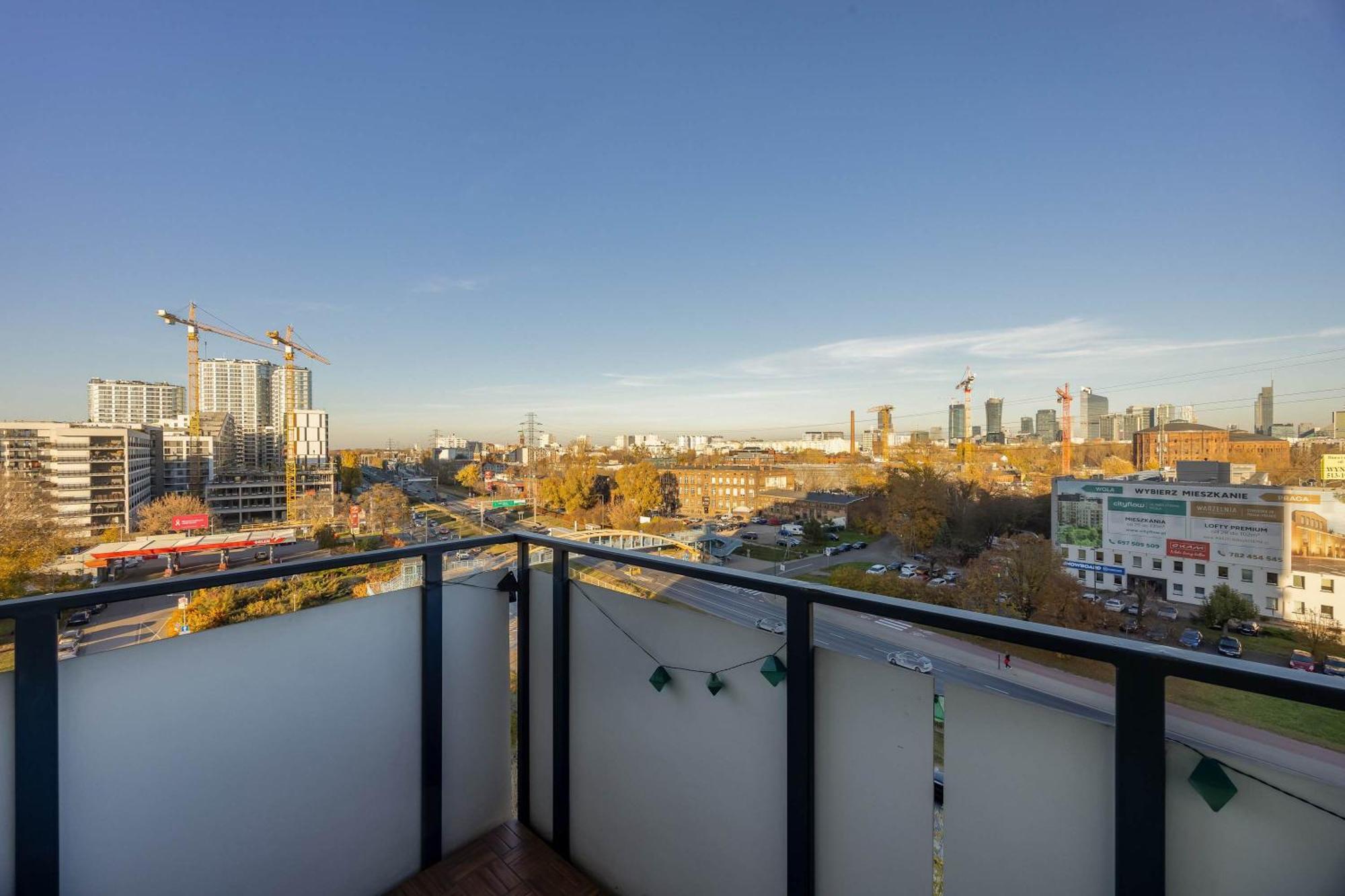 Sloneczny Z Pieknym Widokiem Klimatyzacja Renters Warsaw