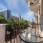 Warsaw Centrum Apartment - Workspace, Balcony - By Rentujemy