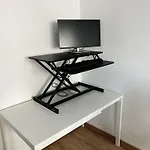 Central Apartment With Workspace