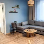 Blue Apartment With Balcony