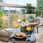 Luxury 2-Bedroom Penthouse Warsaw Skyline 15M Terrace, Garage, Gym, Rooftop & Only 500 M To Metro