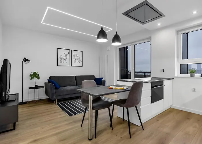 12Th Floor Wola Modern Apartment