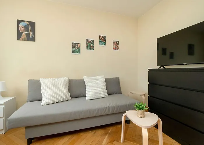 Przytulne Studio W Centrum Warszawy Z Widokiem Na Miasto, Wanna I Balkonem By Rent Like Home