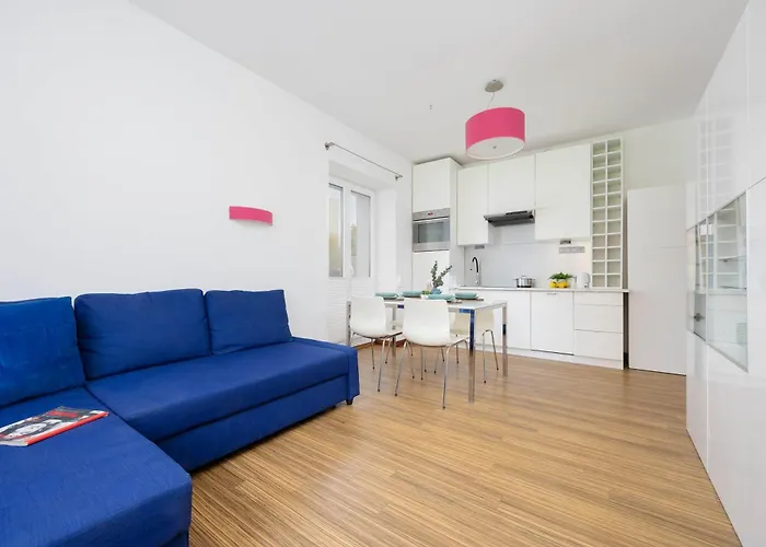 Mokotow Modern Apartment With Desk For Remote Work By Noclegi Renters