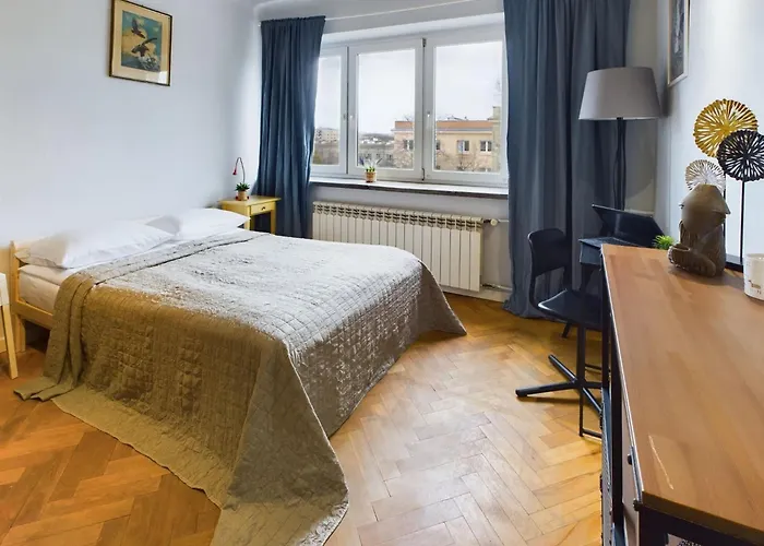 Modern Studio For Remote Work In The Centre Of Warsaw By Noclegi Renters