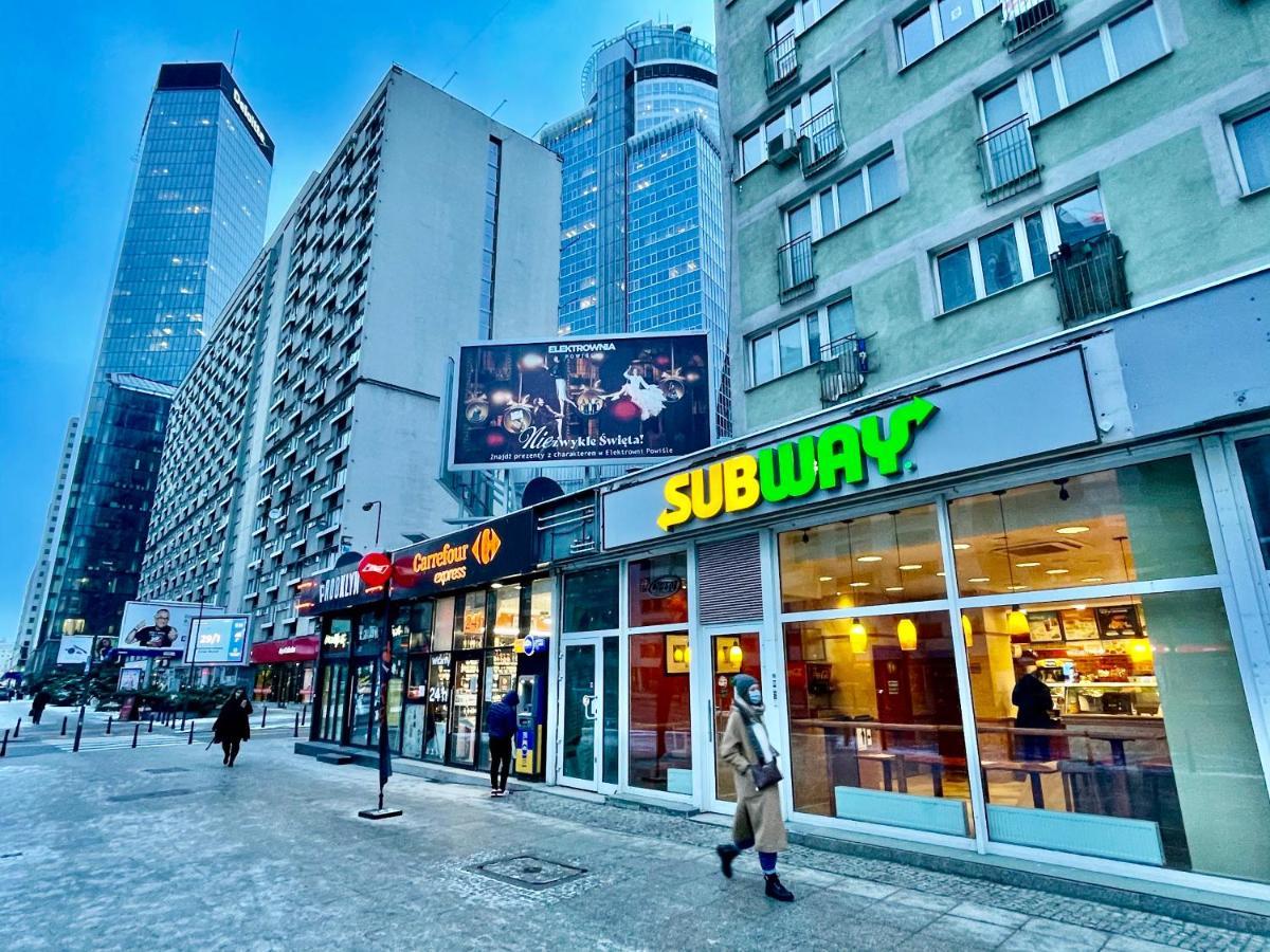 Apartment Super Rondo Onz Metro Nowe Wifi 300 Mb/s Aircondition Netflix Spotify Warsaw