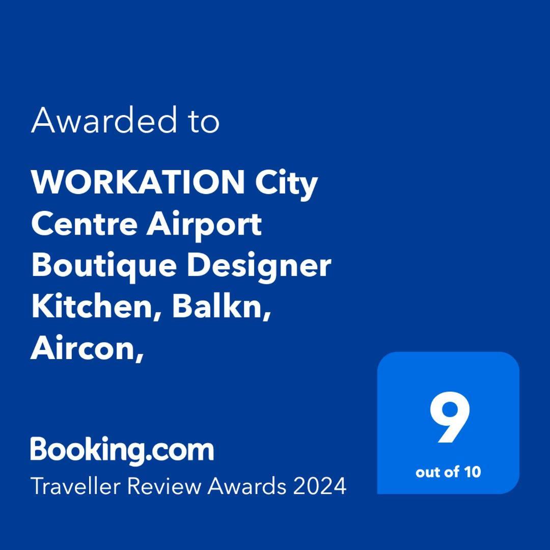 Workation Centre Airport Boutique Designer Bath, 3-4 Days Offer, Kitchen, Balkony, Aircon * Warschau