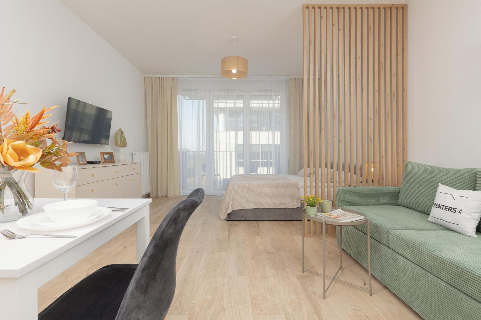 Modern Mokotow With Parking & Balcony By Renters *