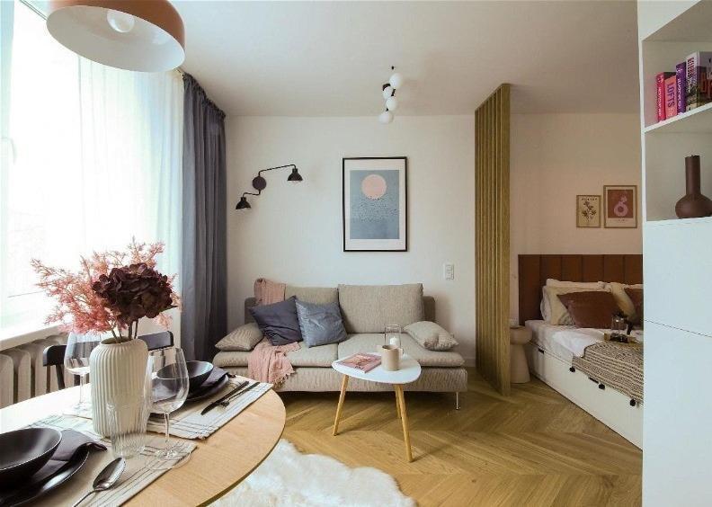 Designer With Bedroom Near Old Town Dubois Apartment