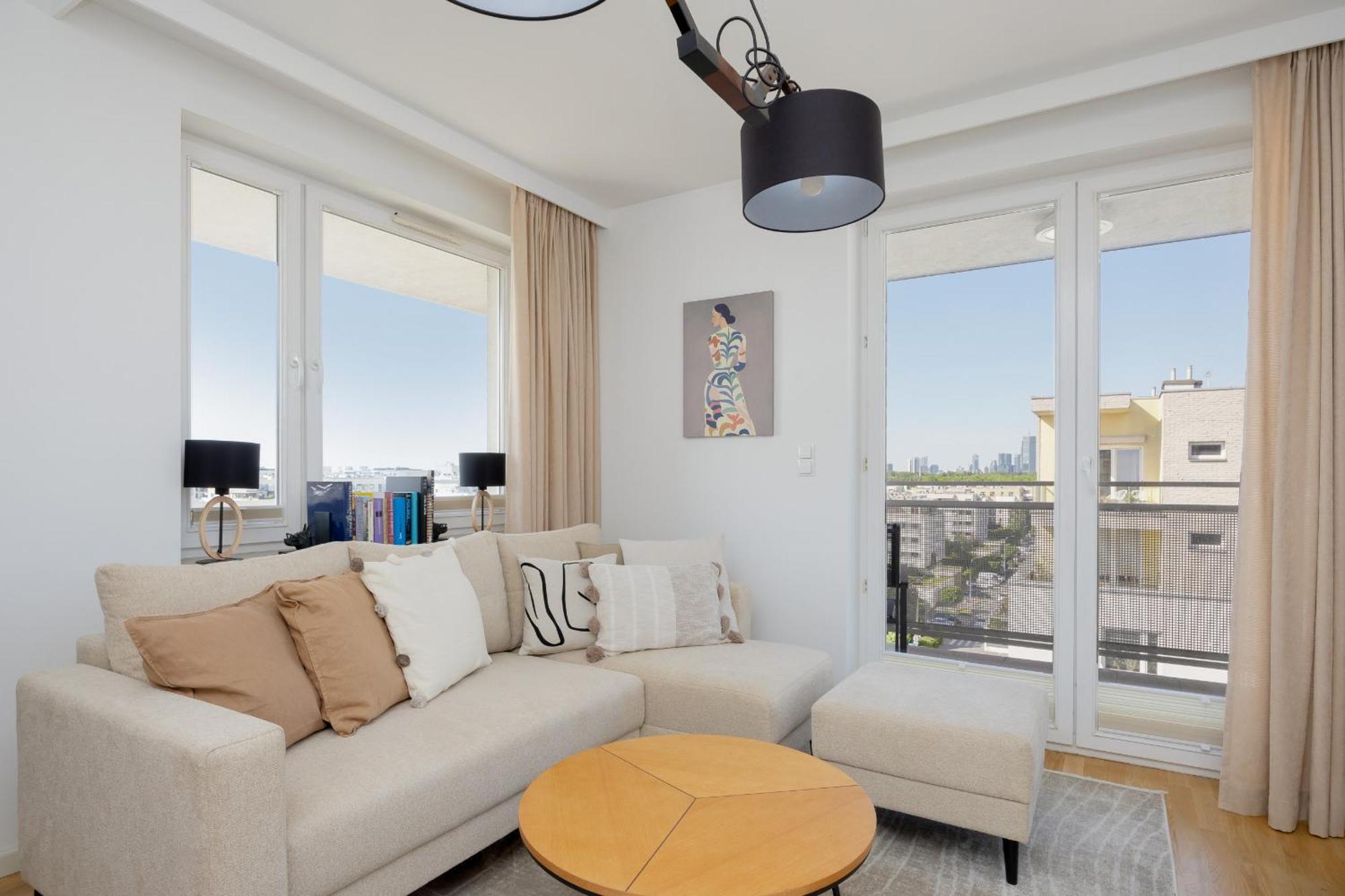 Apartamento Luxury Four Bedroom With Parking & Balcony In Mokotow By Renters Prestige