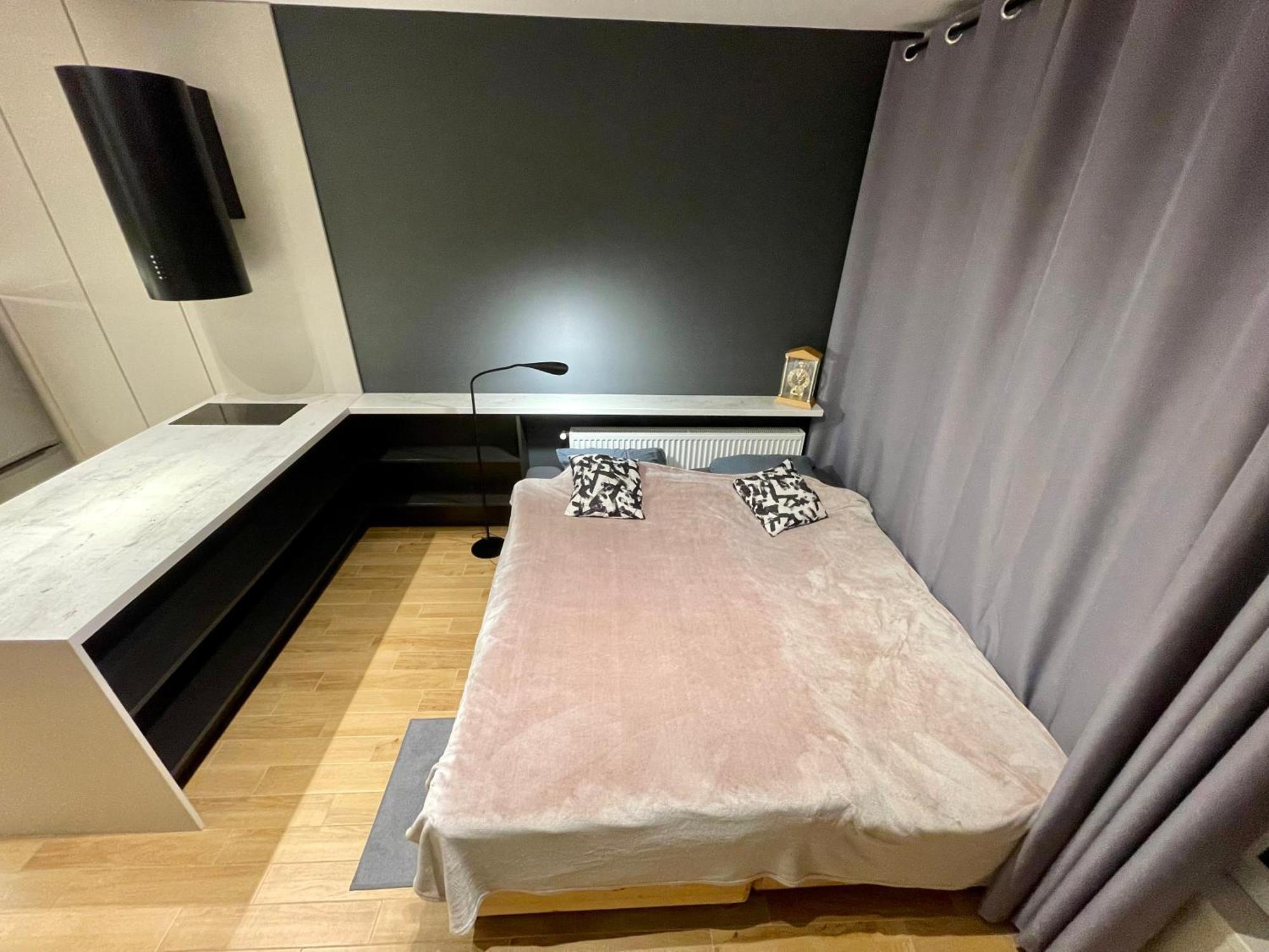 Time&house Pileckiego Przy Centrum Onkologi I Klinice Novum Apartament Na Wylacznosc Pokoj,sypialnia,lozko, Lazienka,kuchnia