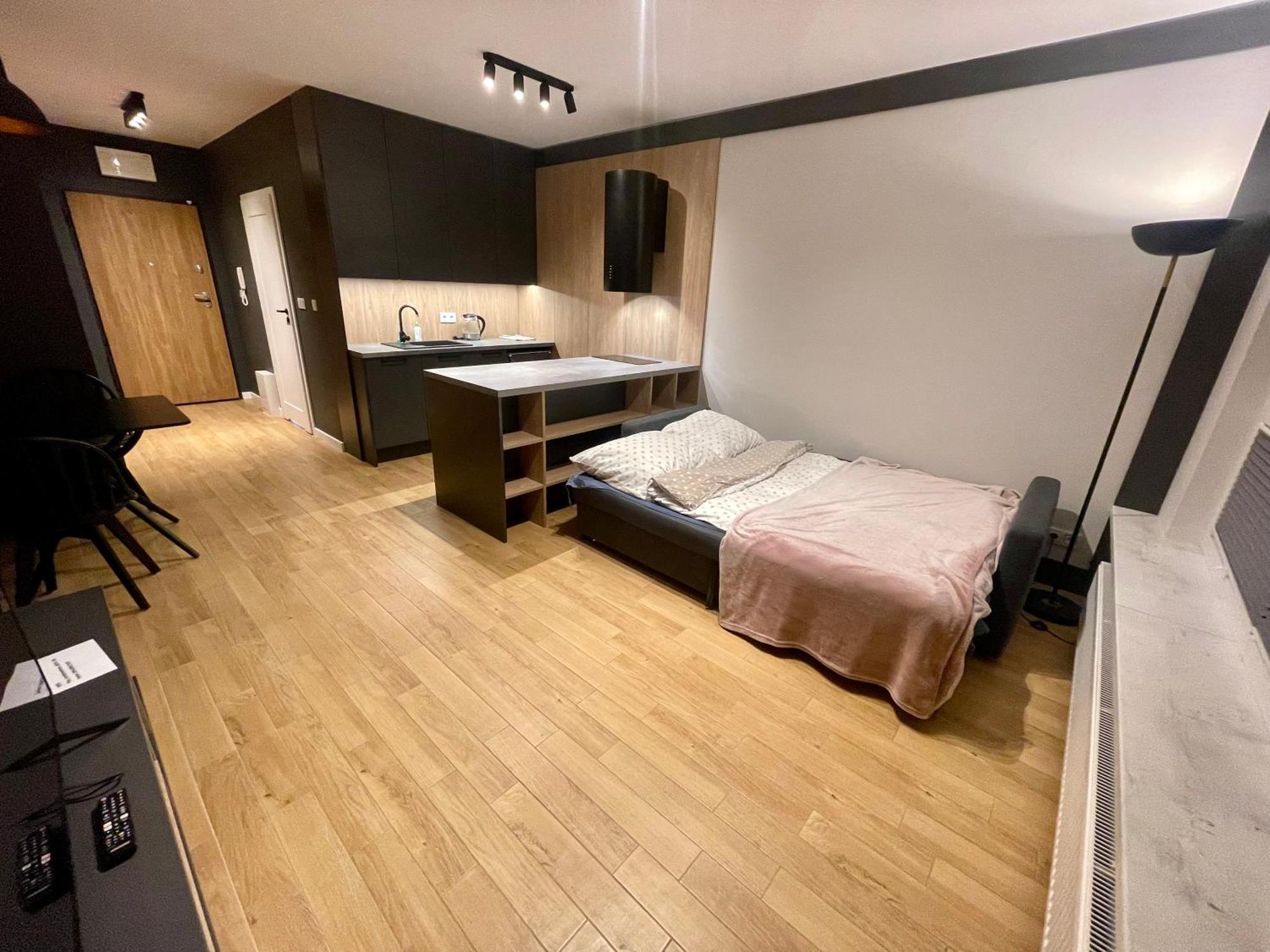 Time&house Pileckiego Przy Centrum Onkologi I Klinice Novum Apartament Na Wylacznosc Pokoj,sypialnia,lozko, Lazienka,kuchnia