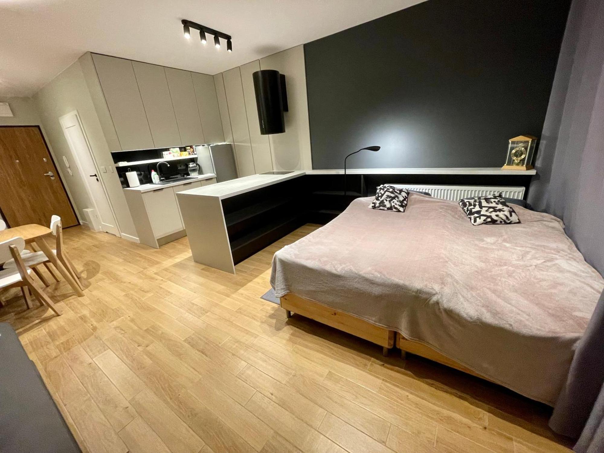 Time&house Pileckiego Przy Centrum Onkologi I Klinice Novum Apartament Na Wylacznosc Pokoj,sypialnia,lozko, Lazienka,kuchnia